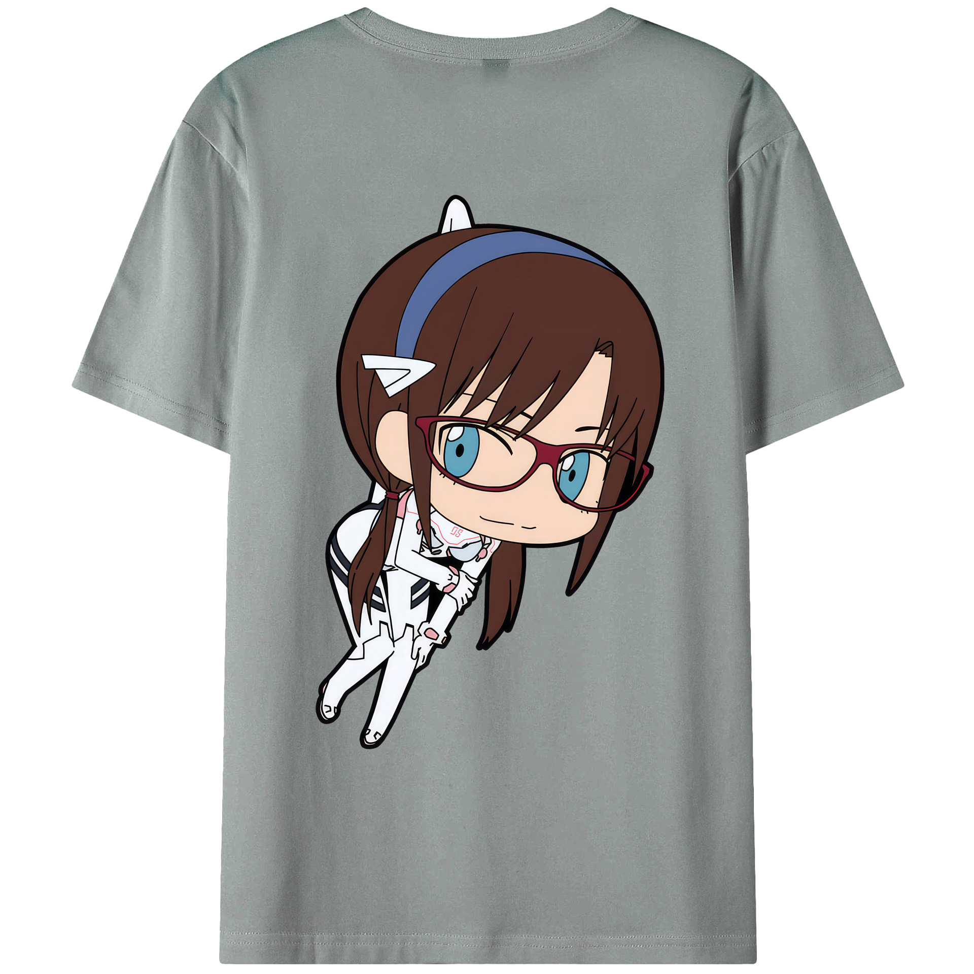 （画像用） EVA 新世紀エヴァンゲリオン 綿100％ メンズ半袖Tシャツ（バックプリント） 通気性